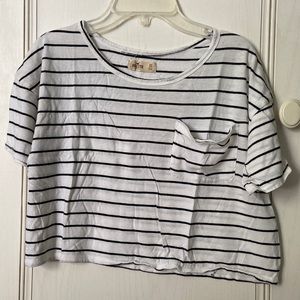 Striped crop top